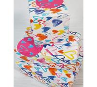 Abacus 12372A - Confezione regalo "Cuori", con 2 fogli e 2 etichette, in plastica