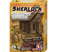 ABACUSSPIELE Sherlock Far West 48204 - Gioco di carte "Il patto con il diavolo", gioco di carte