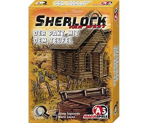 ABACUSSPIELE Sherlock Far West 48204 - Gioco di carte "Il patto con il diavolo", gioco di carte
