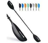 Abahub Pagaia Kayak 210-230/230-250 cm, Regolabile, Alluminio, Doppio Remo