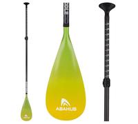 Abahub Pagaia SUP Carbonio con Borsa da Paddle Remi Telescopica Stand Up Paddle per Tavola Surf SUP, Albero in Carbonio da 170-218 cm Lama in Plastica