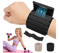 Abahub Pesi Magnetici Regolabili con Pesi 1kg Set da 2 per Polsi Caviglie