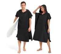 Abahub Poncho da Spiaggia e surf Unisex, Leggero e ad Asciugatura Rapida,M | Accappatoio Asciugamano Con Cappuccio in Microfibra Assorbente ,Adult Surf Poncho,Adatto per Spiaggia, Piscina e Surf