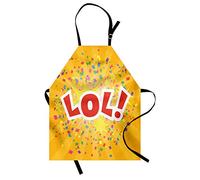 ABAKUHAUS LOL Grembiule, Cartoon Sound Effect, Comodo per la Cucina Unisex con Collo Regolabile per Cucinare Cuocere Arrostire e Giardinaggio, Multicolore