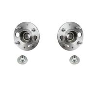 Abakus 2x Cuscinetto Ruota Mozzo Assale Posteriore Adatto A per Honda Jazz II GD