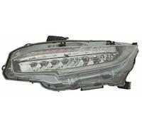 ABAKUS Faro Anteriore LED Destra Nero 117-1136RMLDEM2 per Honda