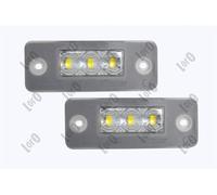 ABAKUS Illuminazione Targa LED L03-210-0012LED Per Audi, Rafforzata, 2 Pezzi