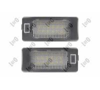 ABAKUS Luce Targa L53-210-0004LED LED 18 LED Per Seat Skoda VW, Coppia