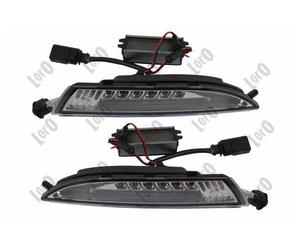 ABAKUS Set Indicatori LED e Luci Diurne LED L53-160-001LED-D Per VW, 2 Pezzi