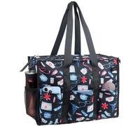 ABAMERICA Borse da infermiera per lavoro, borsa infermieristica, tasche multiple, impermeabile, cerniera superiore, borsa clinica per studenti infermieristici, Medium