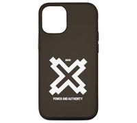 ABAN Potere e autorità Gyaman Adinkra africano ghanese Custodia per iPhone 12/12 Pro