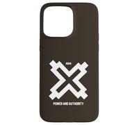 ABAN Potere e autorità Gyaman Adinkra africano ghanese Custodia per iPhone 15 Pro Max