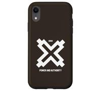 ABAN Potere e autorità Gyaman Adinkra africano ghanese Custodia per iPhone XR