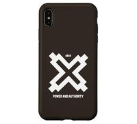 ABAN Potere e autorità Gyaman Adinkra africano ghanese Custodia per iPhone XS Max