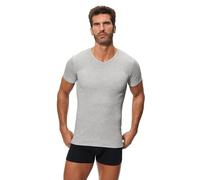 ABANDERADO Camiseta Manga Corta Algodón T-Shirt Termica a Maniche Corte in Cotone, Grigio, Estándar Uomo