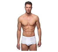 abanderado Clásico Braslip Abierto Canalé Slip, Bianco (Blanco 001), Medium (Taglia Produttore: M/48) Uomo