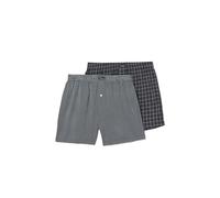 Abanderado Pack Bóxer Punto Esenciales Estampados Boxer a Maglia, Grigio Assortito, 48 (Pacco da 2) Uomo