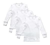 Abanderado Confezione Magliette a Maniche Lunghe con Scollo Tondo Junior in Caldo Cotone Invernale Bambino x3