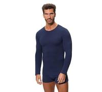 ABANDERADO Línea Térmico Manga Larga Termaltech T-Shirt Girocollo Manica Lunga, Blu, Estándar Uomo