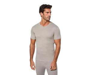 ABANDERADO Maglia Termica da Uomo in Fibra Invernale, Grigio, L