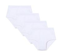 Abanderado Slip Alto Original con Apertura Frontale in 100% Cotone Uomo x4