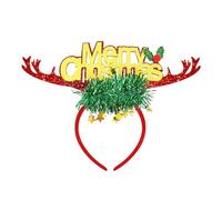 Abanna di corna - Affidamento, corna da alci a LED, peluche per le vacanze, fascia a campana con luci colorate | Impegno per la festa di Natale per donne decorazioni fotograf