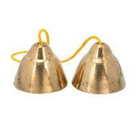 Abaodam 1 Paio Di Campanelli Educativi Per Bambini Giocattoli Con Campanellini Manuali Per Leducazione Precoce Giocattoli Musicali Naturali Sicuri Per Il Gioco Del Tempo