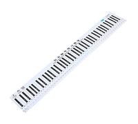 Abaodam 1 Pezzo Di Carta Per Tastiera Di Pianoforte A 88 Tasti - Adesivo Per Tastiera in Materiale Pvc Per Principianti Strumento Di Apprendimento