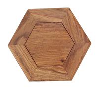 Abaodam 1 Pezzo Piedistallo Legno Naturale per Vasi Base Decorativa Rotonda per Ed Esterno Design per Musei