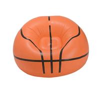 Abaodam 1 Pz Divano da basket sedia gonfiabile sedie gonfiabili pieghevole far saltare in aria il divano poltrona gonfiabile per divano ad aria mobili gonfiabili Orange