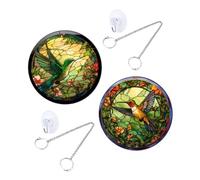 Abaodam 1 Set di Decorazioni in A Forma di Colibrì Ornamenti da Appendere Giardino Decorazioni Colorate per Finestre Accessori Mangiatoia per Uccelli Decorazioni per Feste