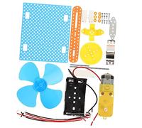 Abaodam 1 set Educativo DIY per Kit Assemblaggio Ventilatore Elettrico Progetto Esperimento per Sviluppare Creatività e Abilità Pratiche