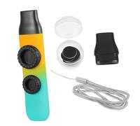 Abaodam 1 Set Kazoo a Doppio Foro Xilofono Lattina Samba Pallina Agitatrice Ronzio Strumenti Musicali Elettrici Contrabbasso Ukulele Elettrico Kazo Regolabili Materiale Plastico High-tech