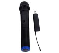 Abaodam 1 Set microfono per cantare wireless in plastica karaok microfono portatile microfono registrazione voce microfono wireless microfono domestico forniture musicali Black