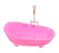 Abaodam 1 Set Mini da Bagno Miniatura per Giocattoli Accessorio per Casa delle da Bagno Elettrica Rosa Ruolo e Decorazione Stanza