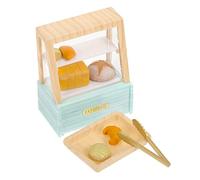 Abaodam 1 Set Miniatura Espositori per Torte e Pane Mobile per Dolci Decorazione per Casa Miniature e Resistente