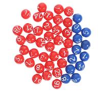 Abaodam 1 set Palline Numerate per Estrazione Raffle e Giochi da Palline Colorate per Intrattenimento e Tombola Leggere e Compatte Design Elegante e Resistente per Eventi e Attività