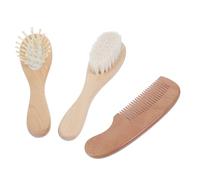 Abaodam 1 Set Pettine per spazzola per neonato massaggiatore cuoio capelluto massaggiatore per cuoio capelluto registro kit spazzola per il bagnetto accessori per massaggi di legno