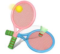 Abaodam 1 Set Racchette Badminton per Sportivo Completo con Racchette e Shuttlecock Attività Indoor e Outdoor per Sviluppo e Coordinazione