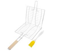 Abaodam 1 Set set di attrezzi per barbecue forniture barbecue all'aperto cestino per grigliare il pesce per barbecue strumento per barbecue Kit accessori barbecue Metallo Colore Casuale