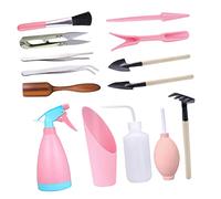 Abaodam 1 Set Strumenti per Giardinaggio Mini per Trapianto e Bonsai Kit Completo da Leggeri e Maneggevoli per Piante Del Colore Casuale