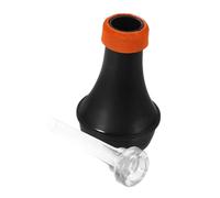 Abaodam 1 Set tromba muta silenziatore dritto in plastica Tromba Attaccamento muto Tromba Mute Mute Tromba dispositivo muto silenziatore per tromba Sordina per cornetta dritta addominali