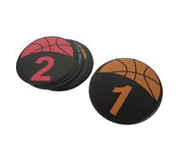 Abaodam 10 Dischi Segnaposto Allenamento Calcio Leggeri TPE Piccole e Liscio Marcatori per Preparazione Calcio e Basket Facili Conservare