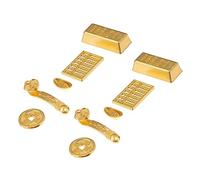 Abaodam 10 Mini Barrette Rame Rosa Accessori Decorativi Miniatura per Scenari e Case delle Modellini da Giardino e Interni Superficie Liscia e Resistente Ridotte per Layout
