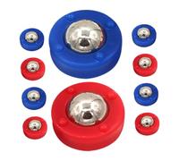 Abaodam 10 Mini Pucks Shuffleboard da Tavolo Portatile per Divertimento Indoor Attrezzatura Curling per Sviluppo Coordinazione e Interattivo Familiare