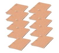 Abaodam 10 Miniature Notebooks per Bambole in Resistente Mini Notepad Decorativo per Librerie e Scuole in Miniatura Accessorio Versatile per Giochi Finzione