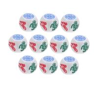 Abaodam 10 Pezzi Dadi a Giocare a Dadi Oggetti Di Scena Per Giochi Da Tavolo Per Feste Gioco Da Picnic Forniture Di Giochi Per Feste Gioco Del Capodanno Lunare Addominali Bianca