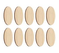 Abaodam 10 Pezzi Di Bambù Tondi 8 Cm Cerchi Incompiuti Fai Da Te Per Pittura E Disegno Con Superficie Liscia