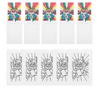 Abaodam 10 Pezzi Di Carte Da Colorare Ad Acquerello Che Cambiano Colore Per Feste Di Halloween Poster Da Colorare Per Dipingere La Tela Libro Di Pittura Ad Acqua Lavoretti Da Circo