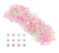 Abaodam 10 Pezzi Stelle a Cinque Punte in Resina Rosa per Nail Art, Decorazioni Fai da Te per Unghie e Artigianato, Accessori per Manicure e Decorazioni per Torte Rosa